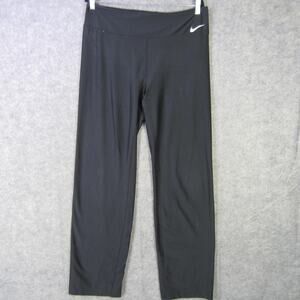 Nike Dri-FIT Pants Womens XL Black Yoga Training Stretch Athletic Activewear